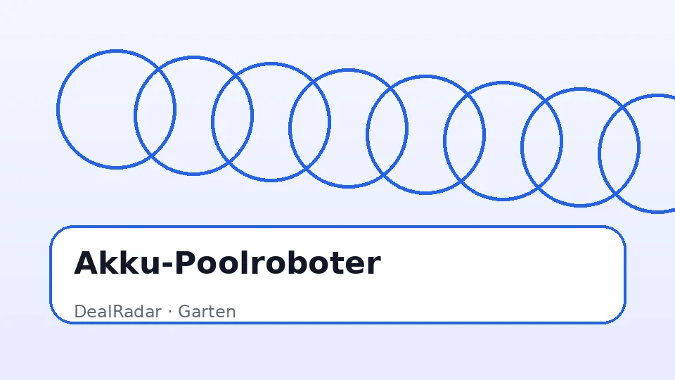 KI-generiertes Motiv: Akku-Poolroboter: Boden, Wand, Wasserlinie