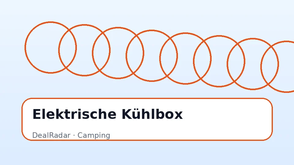 KI-generiertes Motiv: Elektrische Kühlbox: Auto, Camping, Kompressor