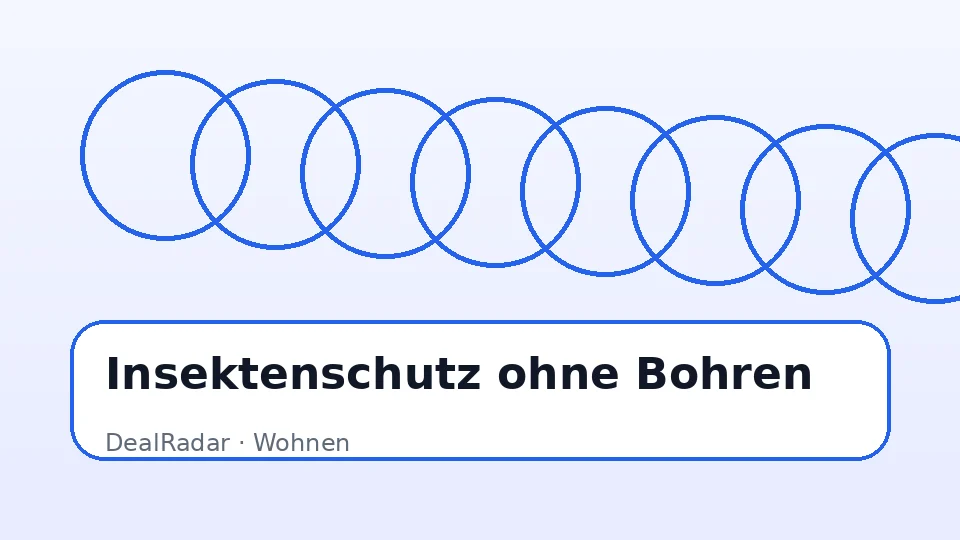 KI-generiertes Motiv: Insektenschutz ohne Bohren: Fenster und Tür