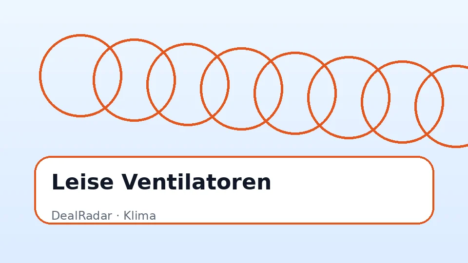 KI-generiertes Motiv: leiser Ventilator in einem ruhigen Schlafzimmer
