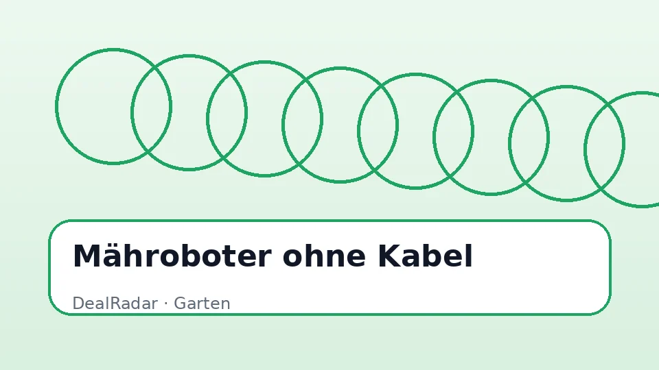 KI-generiertes Motiv: Mähroboter ohne Kabel: RTK, Kamera, LiDAR