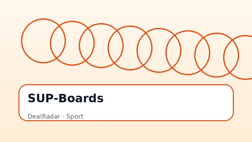 KI-generiertes Motiv: SUP-Boards: Allround, Familie, Zubehör